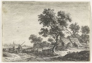 Peasants on a Hill by Anthonie Waterloo