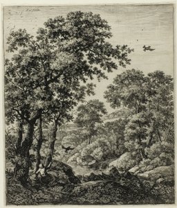 Elias in the Wilderness, from Six Landscape Subjects from the Old Testament