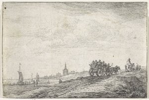 Coastline with Horse and Wagon