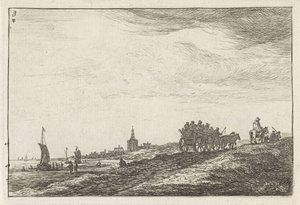 Coastline with Horse and Wagon