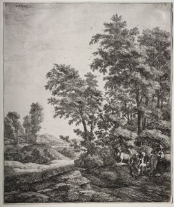 Six Large Upright Landscapes with Scenes from Ovid