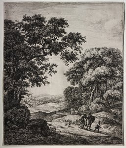 Six Large Upright Landscapes with Scenes from the Old Testament