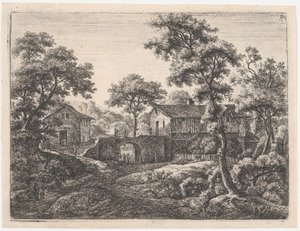 The Gateway, 17th century by Anthonie Waterloo