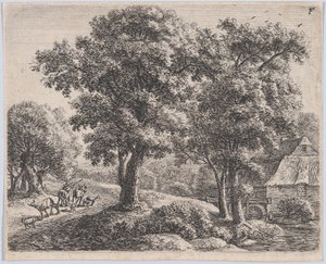 The Herdsman and the Mill by Anthonie Waterloo