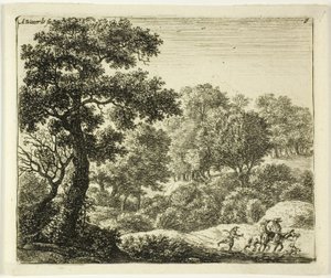 The Two Horsemen by Anthonie Waterloo