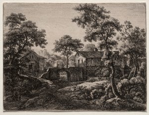 Twelve Landscapes: The Gateway by Anthonie Waterloo