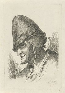 Man with High Hat by Anthonie Willem Hendrik Nolthenius de Man