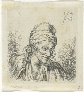Old Woman Facing Right
