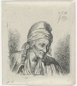 Old Woman Facing Right