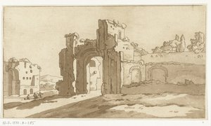 Ruins of the Great Hall of the Baths of Caracalla, Rome