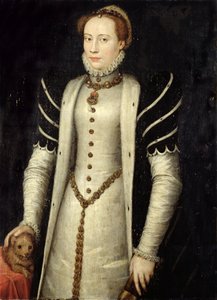 Portrait of a Noblewoman with a Puppy