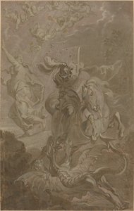 Saint George and the Dragon by Anthonis Sallaert