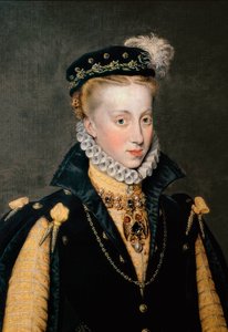 Portrait of Anna of Austria, Queen of Spain by Anthonis Mor van Dashorst