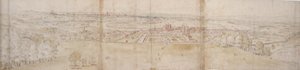 Greenwich Palace and London from Greenwich Hill by Anthonis van den Wyngaerde