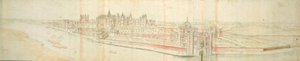 Hampton Court Palace from the River, c.1544
