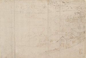 Panorama of London as Seen from Southwark: Bankside by Anthonis van den Wyngaerde