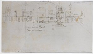 The Fountain Court, Hampton Court Palace, c.1544 by Anthonis van den Wyngaerde