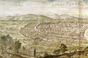 View of Barcelona, 1563