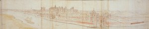 View of Hampton Court Palace from the South, with the River in the Foreground, 1558