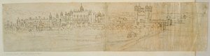 View of Hampton Court from the North, from 