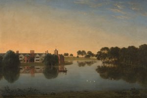 Tabley: The Old Hall across the Mere