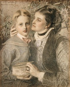 Mrs Tom Chappell and Son by Anthony Frederick Augustus Sandys