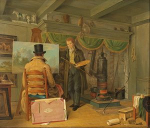 The Artist at his Studio