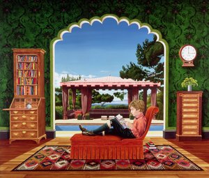 Boy Reading by Anthony Southcombe