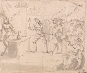 Political Caricature: "The Spiritualists"