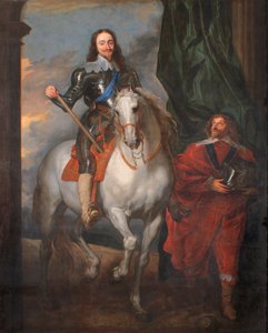 Charles I on Horseback with M. De St. Antoine by Anthony van (after) Dyck