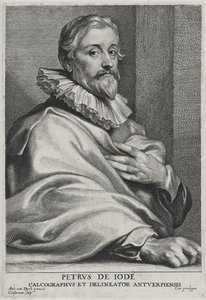 Pieter de Jode [the Elder] by Anthony van (after) Dyck
