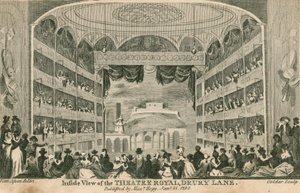 Inside View of the Theatre Royal, Drury Lane, London
