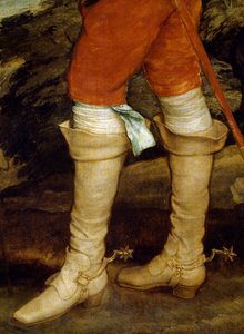Charles I hunting (detail) by Anthony van Dyck