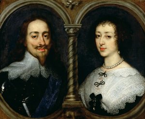 Charles I of England and Queen Henrietta Maria by Anthony van Dyck