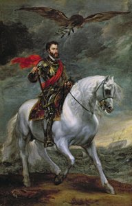 Emperor Charles V on Horseback by Anthony van Dyck