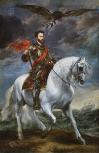 Equestrian Portrait of Emperor Charles V by Anthony van Dyck