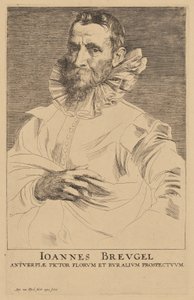 Portrait of Jan Bruegel the Elder by Anthony van Dyck