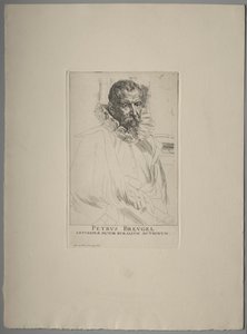 Portrait of Pieter Brueghel by Anthony van Dyck