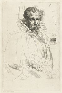 Portrait of Pieter Brueghel the Younger by Anthony van Dyck