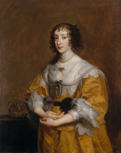 Queen Henrietta Maria by Anthony van Dyck