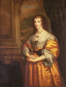 Queen Henrietta Maria by Anthony van Dyck