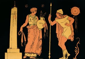 Electra and Orestes, 1880