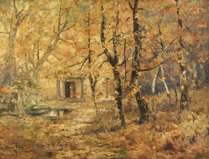 Old Park, Paris by Antonio Parreiras