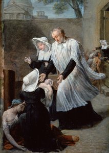 St. Vincent de Paul Helping the Plague-Ridden