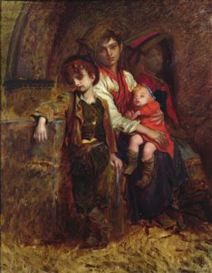 A Family of Peasants by Antoine Auguste Ernest Herbert or Hebert