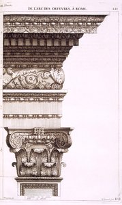 Arch of the Gold- and Silversmiths, Rome, 1682 by Antoine Babuty Desgodets
