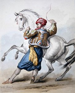 A Persian Tries to Overcome a French Horse