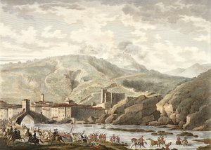 The Battle of Millesimo, 25 Germinal, Year 4 (April 1796) Engraved by Jean Duplessi-Bertaux (1747-1819)