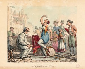The Glass Balancer by Antoine Charles Horace Vernet