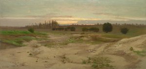 The Marl Pit at Mulcent: Evening by Antoine Chintreuil